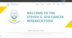 Desktop Screenshot of fightconquercure.org